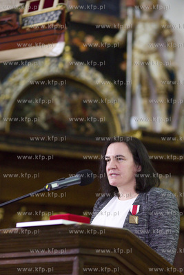 Gdańsk. Dwór Artusa. Wręczenie nagród Świadek...