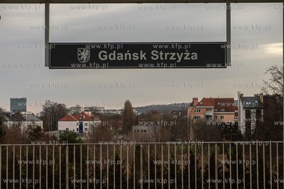 Stacja PKM Strzyża. 16.12.2019 / fot. Anna Rezulak...