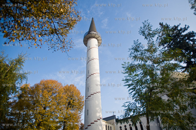Gdansk. Meczet przy ul. Abrahama, pod drzwiami ktorego...