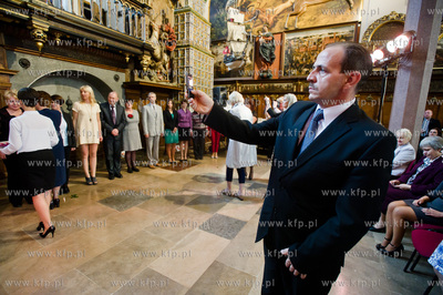 Gdansk. Dwor Artusa. Uroczystosc z okazji Dnia Edukacji...