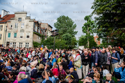Gdansk. Plac pod Bastionem Sw. Gertrudy. XX Miedzynarodowy...