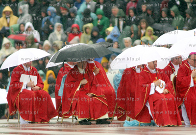 Wizyta papieza Benedykta XVI w Polsce. Msza Swieta...