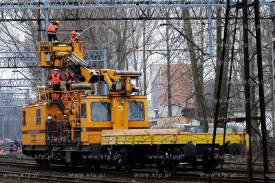 Konserwacja kolejowej  sieci trakcyjnej 
29.03.2008
Fot....