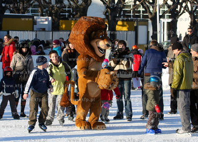 Sopot, Molo. Wizyta Lwa Alexa, jednego z bohaterow...