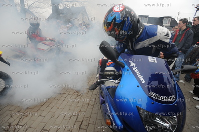 Sobowidz. Rozpoczecie sezonu motocyklowego Jajcarnia...