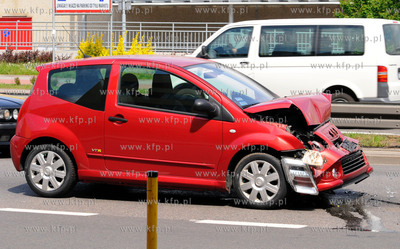 Stluczka na ul. Morskiej w Gdyni.
20.05.2009
fot....