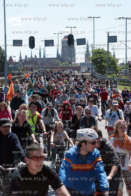 Najwieksza w Polsce uliczna demostracja rowerowa czyli...