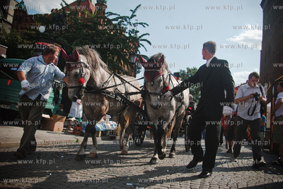 Uroczystosci zakonczenia Jarmarku sw Dominika w Gdansku.
16.08.2009
Fot....