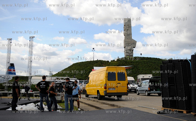 Gdansk. Westerplatte. Ostatnie przygotowania przed...