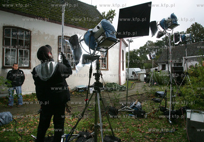 Slowienska kolo Swidwina. Plan filmu Swieta krowa w...