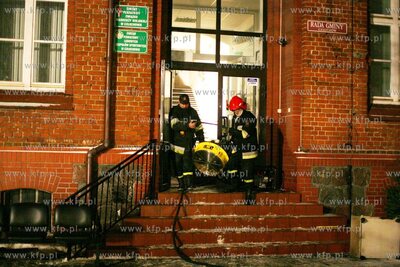 Pozar budynku Urzedu Gminy w Czluchowie
Przyczyny...