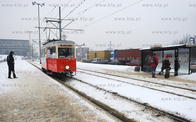 Gdansk. Zabytkowy tramwaj Konstal N z 1952. IV Edycja...