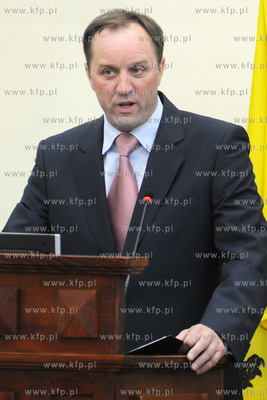 Sesja Sejmiku Wojewodztwa Pomorskiego. Podczas obrad...