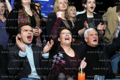 Sopot. Kawiarnia Atelier. Wieczor wyborczy Platformy...