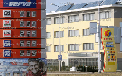 Zadziwiajaca zgodnosc cen na stacjach na paliw Lotos...