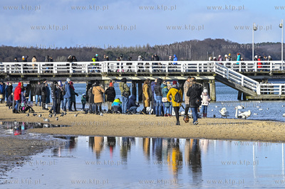 Sopot. Sloneczna niedziela i tłumy spacerowiczów...