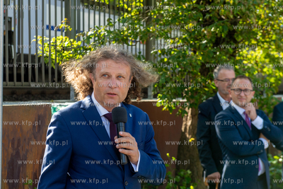 Spacer z radnymi z okazji otwarcia nowego woonerfu...