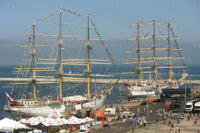 Gdynia, zlot zaglowcow "The Tall Ships' Races 2009"....