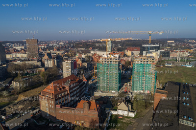 Gdansk, Mlode Miasto, tereny dawnej Stoczni Gdansk....