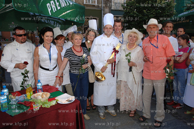 Gdansk. Festiwal Gwiazd. Festiwal Zupy prowadzony przez...