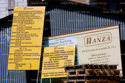 Gdansk Wrzeszcz. Budowa domow na ul. Hugo Kolataja....