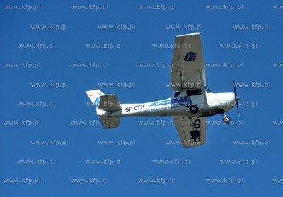 Port Lotniczy Gdansk. Cessna 150 Aeroklubu Grudziadzkiego...