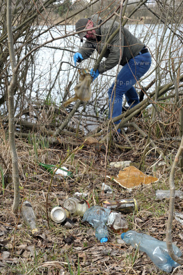 Gdansk. Staw Wrobla, dzielnica Piecki Migowo. Spoleczna...