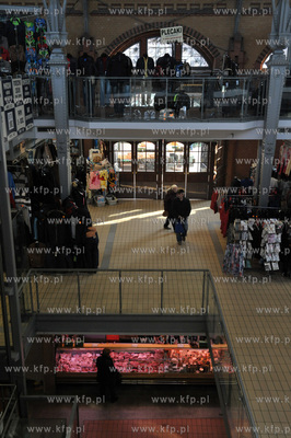 Hala Targowa w Gdańsku na Placu Dominikańskim. 24.03.2016...