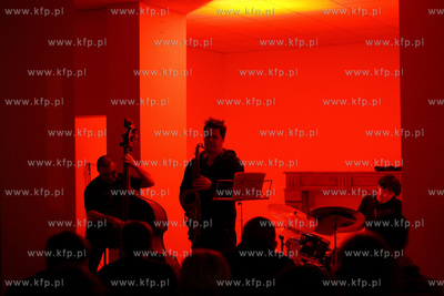 Gdansk. Gdanska Galeria Guntera Grassa . Koncert  trio...