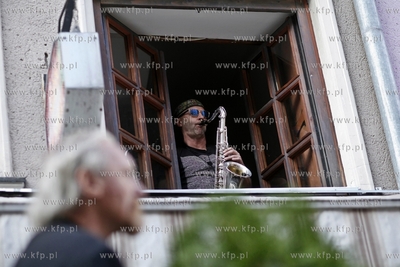 Gdansk. Swieto ul. Mariackiej.
Koncert Wedrujacy czyli...