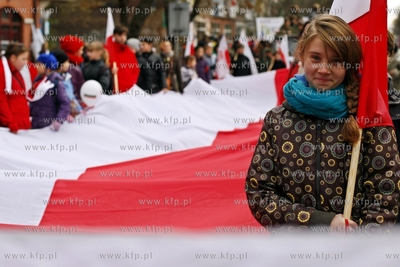 Gdansk. Parada na Swieto Niepodleglosci.
11.11.2013
fot....