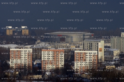 Widok z wiezy widokowej na Pacholku w Gdansku Oliwie....