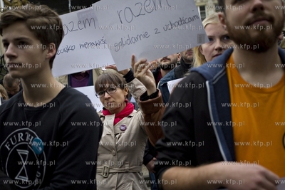 Gdańsk. Długi Targ. Manifestacja za przyjęciem uchodźców.
12.09.2015
fot....