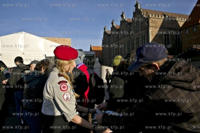 Gdansk. Targ Weglowy. XXIV Wigilia dla ubogich, samotnych...