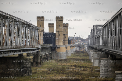 Most Tczewski, widok od strony Lisewa Malborskiego.
14.11.2019
fot....