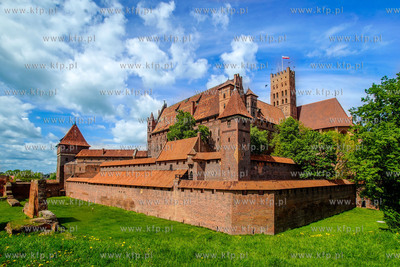 Zamek w Malborku nad Nogatem wzniesiony przez zakon...