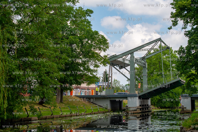 Most zwodzony na Tudze w Nowym Dworze Gdańskim na...