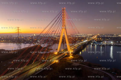 Most wantowy im. Jana Pawła II w Gdańsku. 19.01.2025...