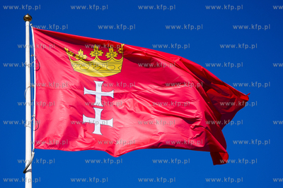 Flaga Miasta Gdańska. 19.03.2025 fot. Paweł Marcinko...