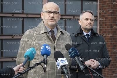 Areszt Śledczy w Gdańsku. Konferencja prasowa dr....