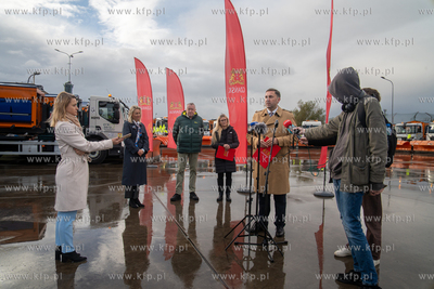 Konferencja prasowa w siedzibie spółki PreZero przy...