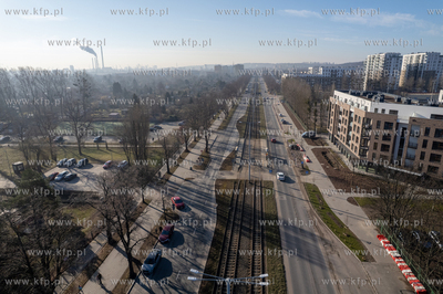Remont nawierzchni al. Hallera w Gdańsku. 19.03.2026...