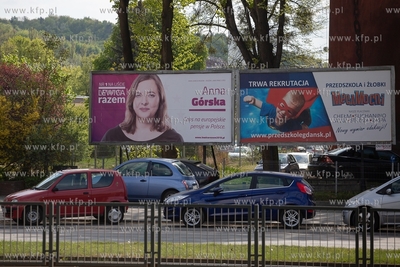 Gdańsk. Kampania wyborcza do Parlamentu Europejskiego....