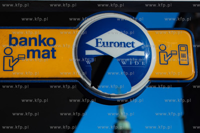 Gdańsk, Zniszczony kaseton bankomatu sieci Euronet....