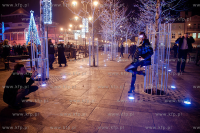 Mieszkancy Sopotu swietuja nadejscie nowego roku. 01.01.2012...