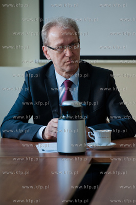 Gdansk. Urzad Wojewodzki. Spotkanie wojewody pomorskiego...