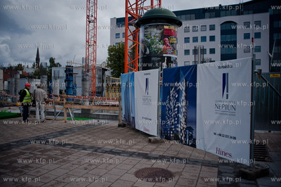 Gdansk. Wrzeszcz. Uroczystosc wmurowania kamienia wegielnego...