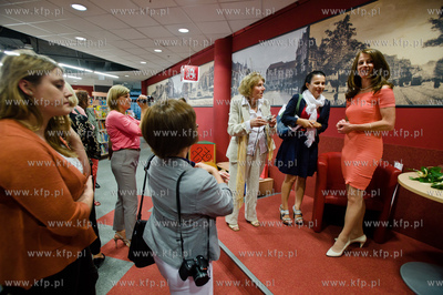 Gdansk. Biblioteka Manhattan w CH Manhattan. Spotkanie...