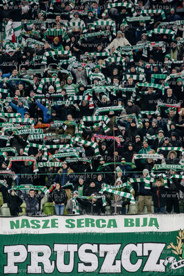Stadion Energa Gdańsk.  Mecz XXI Kolejki Lotto Ekstraklasy...