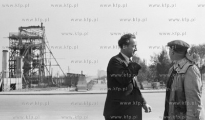 Budowa pomnika Braterstwa Polsko - Radzieckiego na...